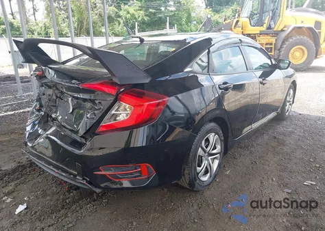 2017 Honda Civic Lx из США, поврежденный, VIN 19XFC2F52HE203622